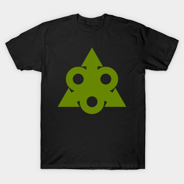 Green Chaotic Pestilence T-Shirt by boltfromtheblue